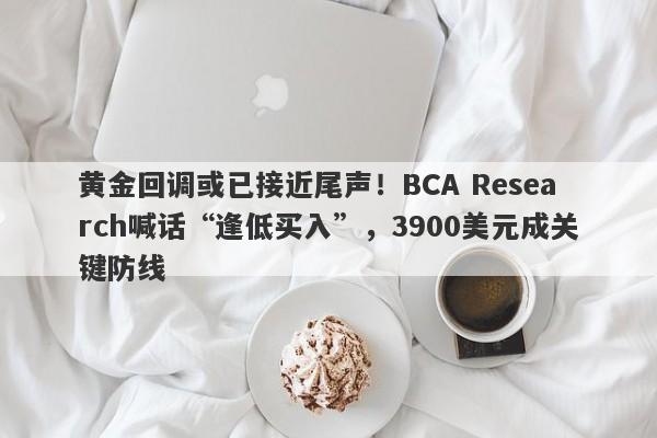 黄金回调或已接近尾声！BCA Research喊话“逢低买入”，3900美元成关键防线