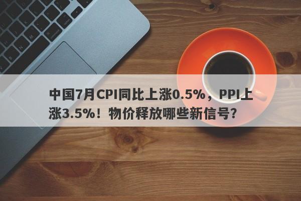中国7月CPI同比上涨0.5%，PPI上涨3.5%！物价释放哪些新信号？