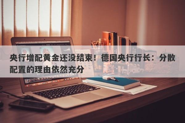 央行增配黄金还没结束！德国央行行长：分散配置的理由依然充分