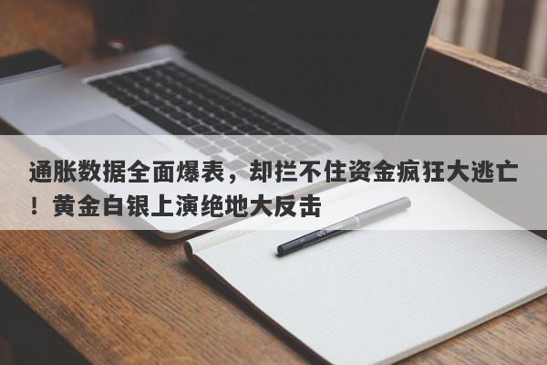 通胀数据全面爆表，却拦不住资金疯狂大逃亡！黄金白银上演绝地大反击