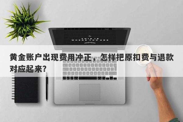黄金账户出现费用冲正，怎样把原扣费与退款对应起来？